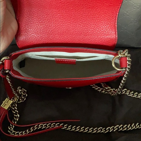 ‼️SOLD‼️Gucci Soho flap bag w chain - Picture 4 of 8